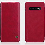 Чехол-книжка Nillkin Qin для Samsung Galaxy S10 Plus (красный)