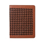 Кожаный чехол с плетением для iPad 2\3\4 коричневый\черный