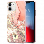 Чехол RF by Richmond & Finch для Apple iPhone 11 Pink Marble Gold