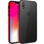 Чехол для Apple iPhone XR Uniq Valencia Clear (красный)