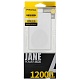 Внешний аккумулятор Remax Proda Jane Series Metal 2 USB 12000 mAh silver