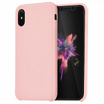 Чехол Hoco Pure Series Silicon Case для Apple iPhone X\XS розовый