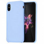 Чехол Hoco Pure Series Silicon Case для Apple iPhone X\XS голубой