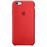 Силиконовый чехол для iPhone 6/6S Plus Silicone Case (красный)