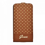 Чехол для Samsung Galaxy S5 Guess Gianina Flip коричневый