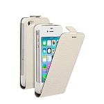 Чехол и защитная пленка для Apple iPhone 4/4S Deppa Flip Cover белый
