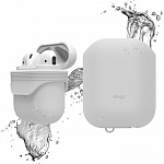 Силиконовый чехол для Apple AirPods Elago Waterproof Case (белый)