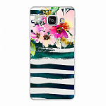 Чехол для Samsung Galaxy A3 (2016) Deppa Art Case Flowers Акварель