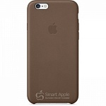 Чехол для iPhone 6 Apple Leather Case шоколадный