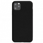 Кожаный чехол kajsa Leather для Apple iPhone 11 Pro Max (черный)