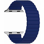 Силиконовый ремешок Lyambda ACRUX для Apple Watch 42mm\44mm\45mm (синий)
