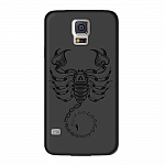 Чехол и защитная пленка для Samsung Galaxy S5 Deppa Art Case Black скорпион