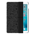 Чехол для Apple iPad Air 2 Deppa Wallet Onzo с тиснением (темно-серый)