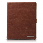 Кожаный чехол для Apple iPad 2\3\4 Zenus Masstige Lettering Diary Series (brown)
