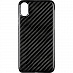 Чехол для iPhone X Monocarbon Carbon Fiber Case (Full Carbon) (черный)