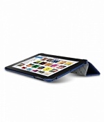 Кожаный чехол для iPad mini Melkco Slimme Cover Type синий