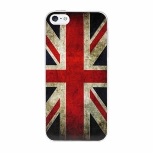 Чехол-накладка пластиковая Anzo 3D для iPhone 5/5S Great Britan