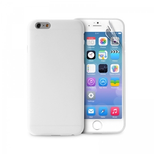 Чехол-накладка для Apple iPhone 6 Plus Puro Cover 0.3 Ultra Slim белый