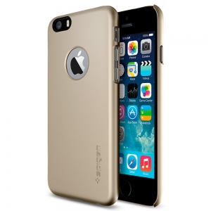 Пластиковый чехол для Apple iPhone 6 (4.7) SPIGEN SGP Thin Fit A SGP10943 золотой