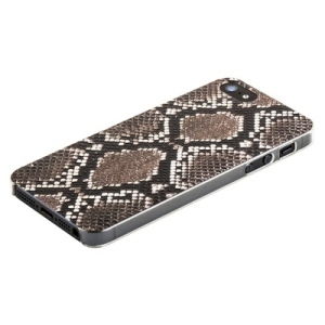 Чехол-накладка для iPhone 5 (кожа змеи)