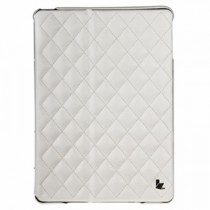 Чехол для iPad Air JisonCase QUILTED LEATHER SMART CASE белый
