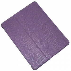 Чехол для Apple iPad2\3\4 IHUG Crocodile purple