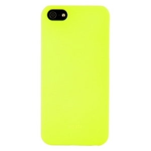 Чехол-накладка пластиковая Moshi для iPhone 5 лимонная