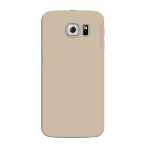 Чехол и защитная пленка для Samsung Galaxy S6 edge Deppa Air Case золотой