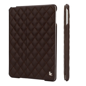 Чехол для iPad Air JisonCase QUILTED LEATHER SMART CASE коричневый
