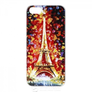 Чехол-накладка пластиковая Anzo 3D для iPhone 6 4,7" Акварель Paris
