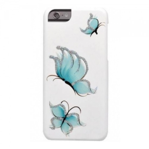 Чехол для iPhone 6 iCover Butterfly White\Blue