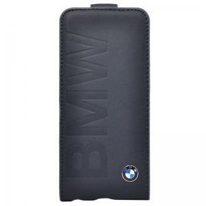 Чехол для iPhone 5/5S BMW Logo Signature Flip Blue