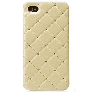 Панель iCover для iPhone 5 Leather Swarovski Cream