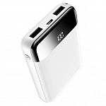 Внешний аккумулятор Rock Space P66 mini dig. display Power Bank 10000 mAh (white)