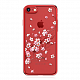 Чехол для Apple iPhone 7 Swarovski Kingxbar Sakura Красный