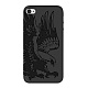 Чехол и защитная пленка для Apple iPhone 4/4S Deppa Art Case Black орел
