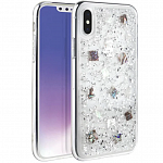 Чехол Uniq Lumence Clear Silver для iPhone XS Max