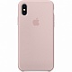 Силиконовый чехол для iPhone X Silicone Case (розовый пудровый)