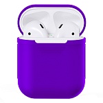 Силиконовый чехол для Apple AirPods Silicone Case (фиолетовый)