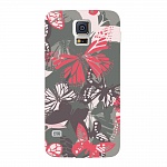 Чехол и защитная пленка для Samsung Galaxy S5 Deppa Art Case Military бабочки 1