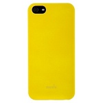Чехол-накладка пластиковая Moshi для iPhone 5 желтая