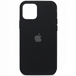 Силиконовый чехол Silicone Case для Apple iPhone 12 mini (черный)