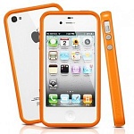 Бампер SGP Neo Hybrid 2S для iPhone 4\4S (orange)