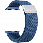 Плетеный нейлоновый ремешок для Apple Watch 42/44/45/49 mm LYAMBDA PLEIONE синий