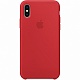 Силиконовый чехол для iPhone X Silicone Case (красный)