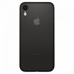 Ультратонкий чехол для Apple iPhone XR Spigen Air Skin (064CS24870) (черный)