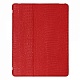 Чехол для Apple iPad2\3\4 IHUG Crocodile red