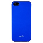 Чехол-накладка пластиковая Moshi для iPhone 5 синяя