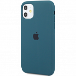 Силиконовый чехол для iPhone 11 Silicone Case (космический синий)