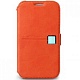 Кожаный чехол для Samsung Galaxy Note 2 Zenus Color Point (оранжевый)